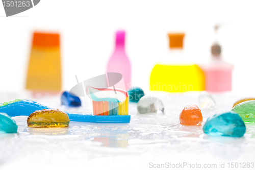 Image of Morning and tooth brushing