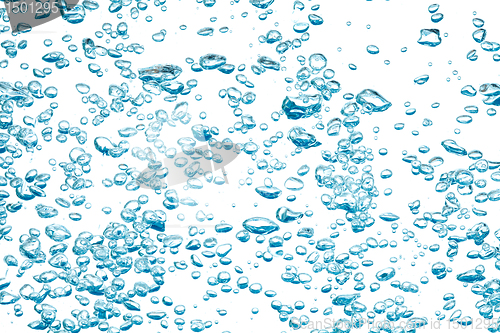 Image of Air bubbles in water