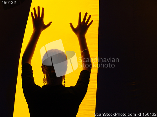 Image of girl in yellow stripe