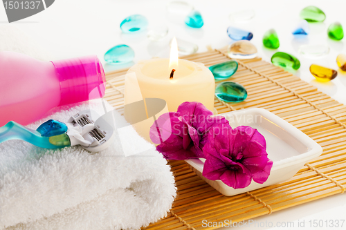 Image of All for relaxation in bathroom