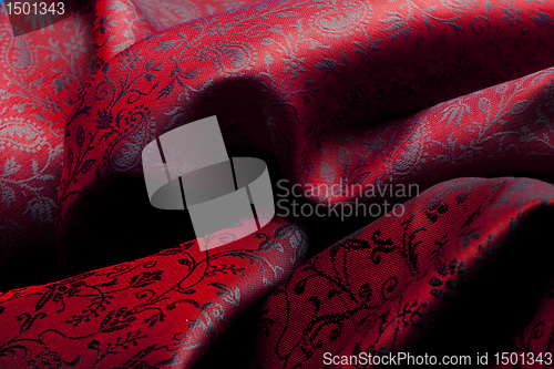 Image of Expensive fabric with ornament