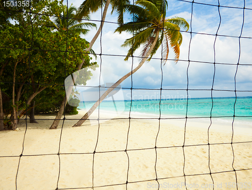 Image of Beach volleyball place