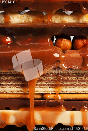 Image of Chocolate - caramel cake