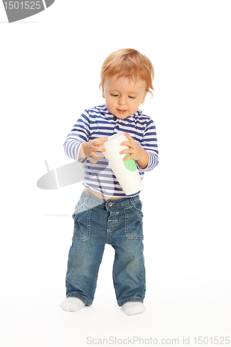 Image of Kid with coffee mug