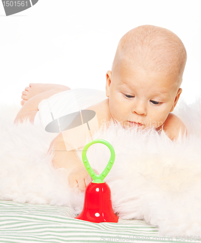 Image of Baby and the toy