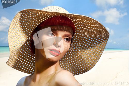 Image of Portrait on the beach