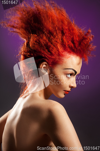 Image of Red hairstyle