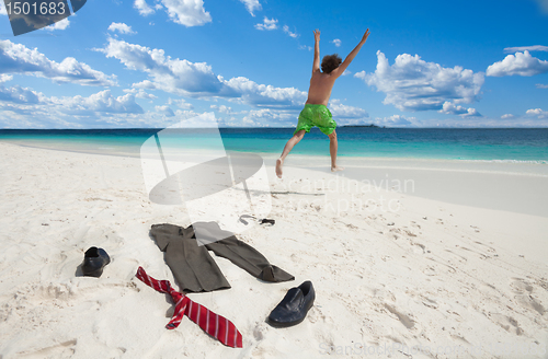 Image of Running to the ocean