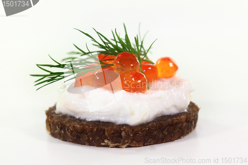 Image of Canape with caviar