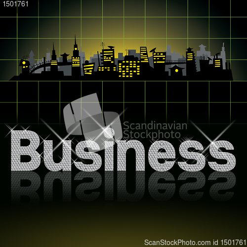 Image of diamond word business