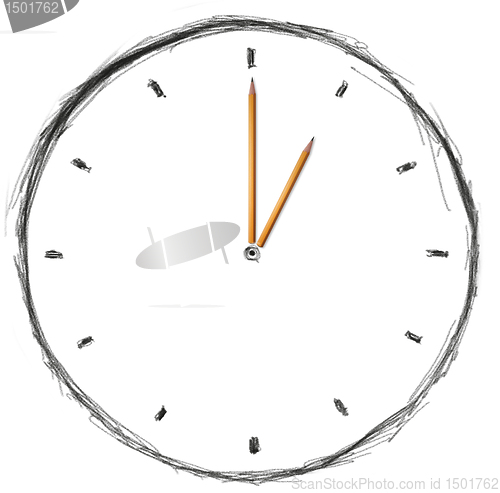 Image of sketch clock