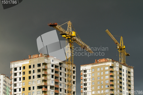 Image of development with crane