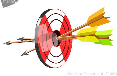 Image of Target with arrow