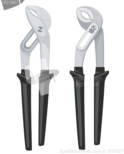 Image of Two vector alligator wrench