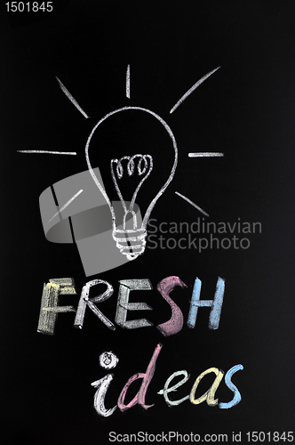 Image of Light bulb,fresh ideas