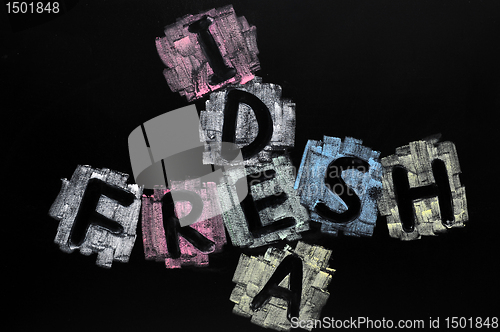 Image of Crossword of fresh idea