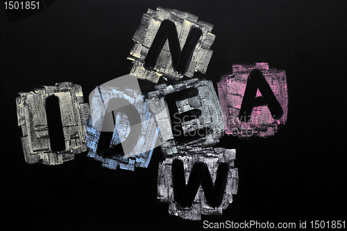 Image of Crossword of new idea