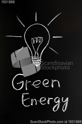 Image of Light bulb,green energy
