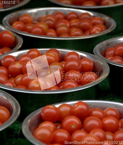 Image of Bowls of cherry tomato