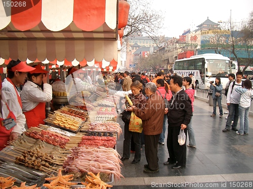 Image of Chinese street market