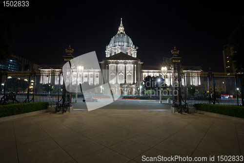 Image of San Francisco City Hall at Night