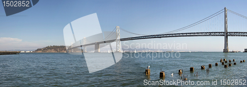 Image of Oakland Bay Bridge Over San Francisco Bay
