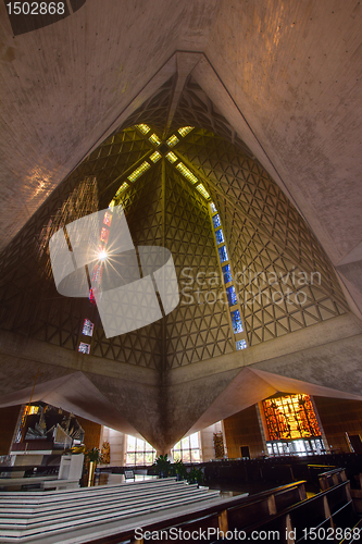 Image of St Mary's Cathedral Cross Stained Glass and Pipe Organ