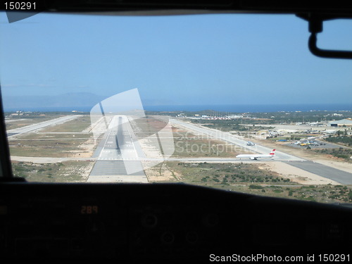 Image of Approaching airport at Chania Crete