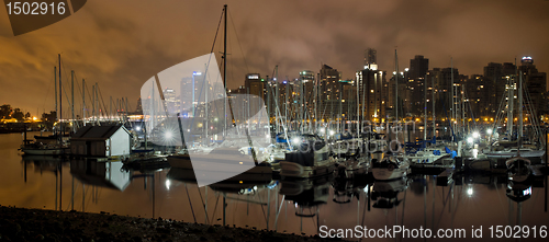 Image of Marina at Stanley Park Vancouver BC Canada