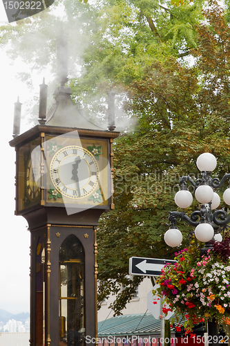 Image of Vancouver BC Historic Gastown Steam Clock