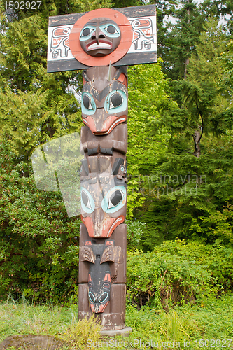 Image of Chief Skedans Mortuary Totem Pole