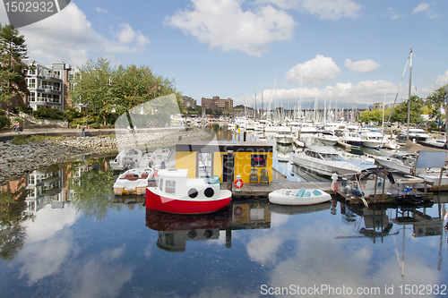 Image of Marina at Granville Island Vancouver BC