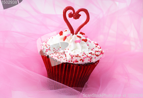 Image of Valentine cupcake