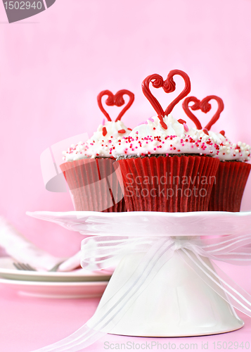 Image of Valentine cupcakes