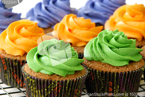 Image of Colorful cupcakes