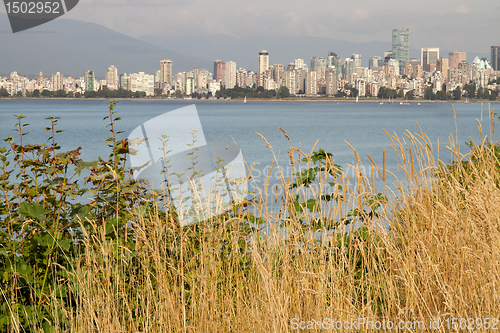 Image of Vancouver BC Downtown from Hasting Mills Park