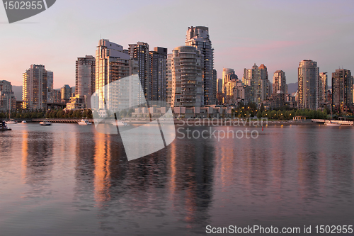 Image of Vancouver BC Waterfront Condominiums