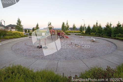 Image of Neighborhood Public Park Children's Circular Playground