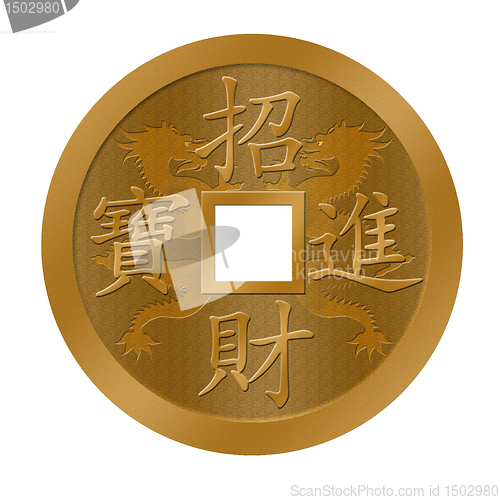 Image of Chinese New Year Dragon Gold Coin