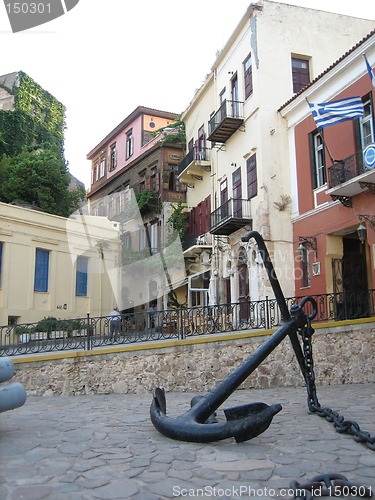 Image of Anchor in old town Chania Crete