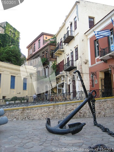 Image of Anchor in old town Chania Crete