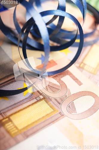 Image of money gift with ribbon