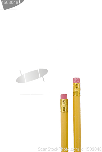 Image of Two yellow pencils 