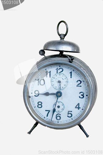 Image of Old mechanical alarm clock