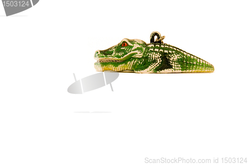 Image of Green crocodile toy 