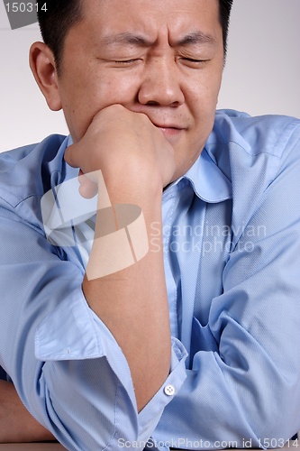 Image of Upset businessman