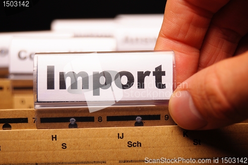 Image of import