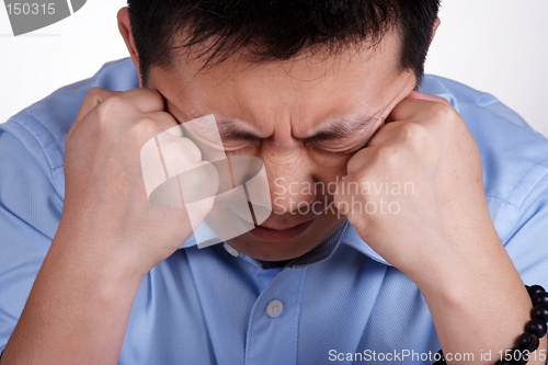 Image of Upset businessman