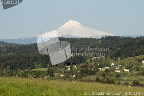 Image of Mount Hood and Happy Valley Scenic View
