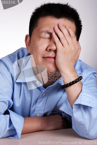 Image of Upset businessman